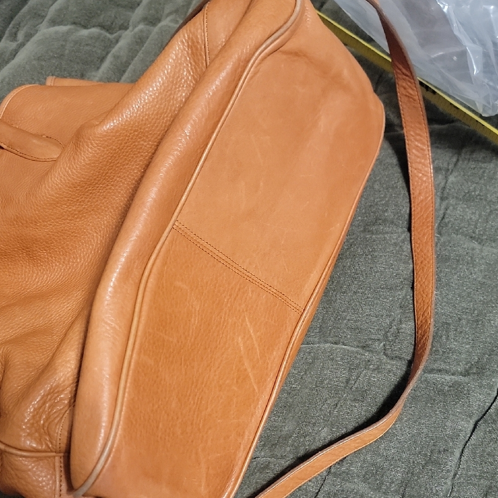 Talbots Brown Leather Bag - Picture 5 of 7